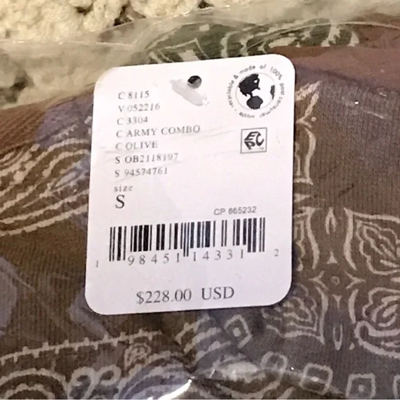 NWT Free People Dolman Printed Jacket